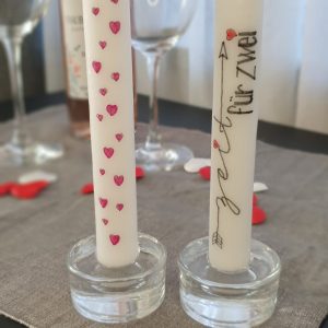 Kerzenset "Zeit für Zwei"