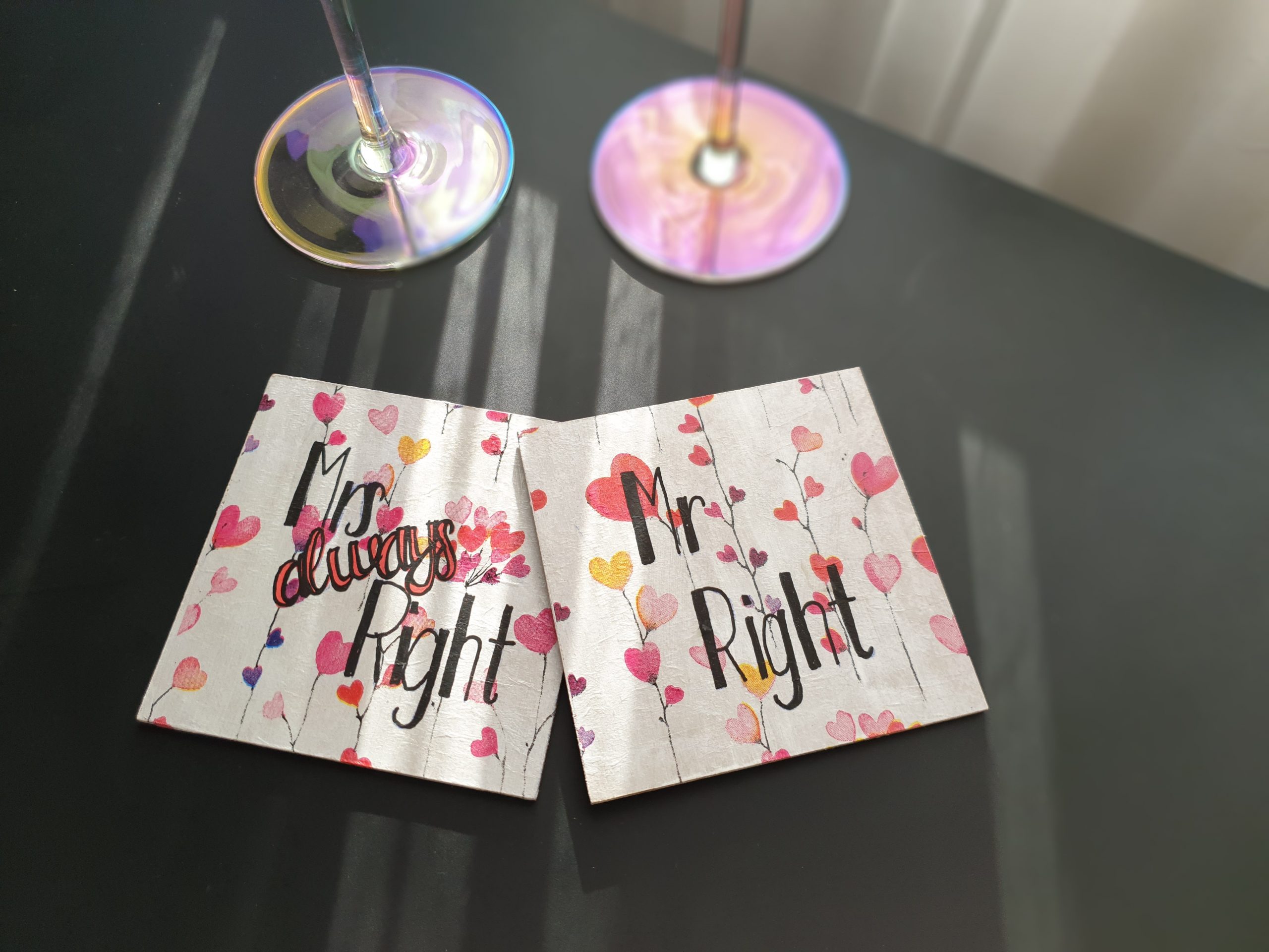 Untersetzer "Mr. & Mrs. Right" – Bild 2