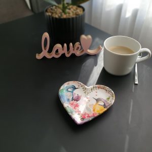 Herzschale "Loving Birds"