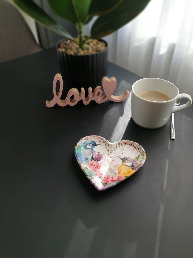 Herzschale "Loving Birds"