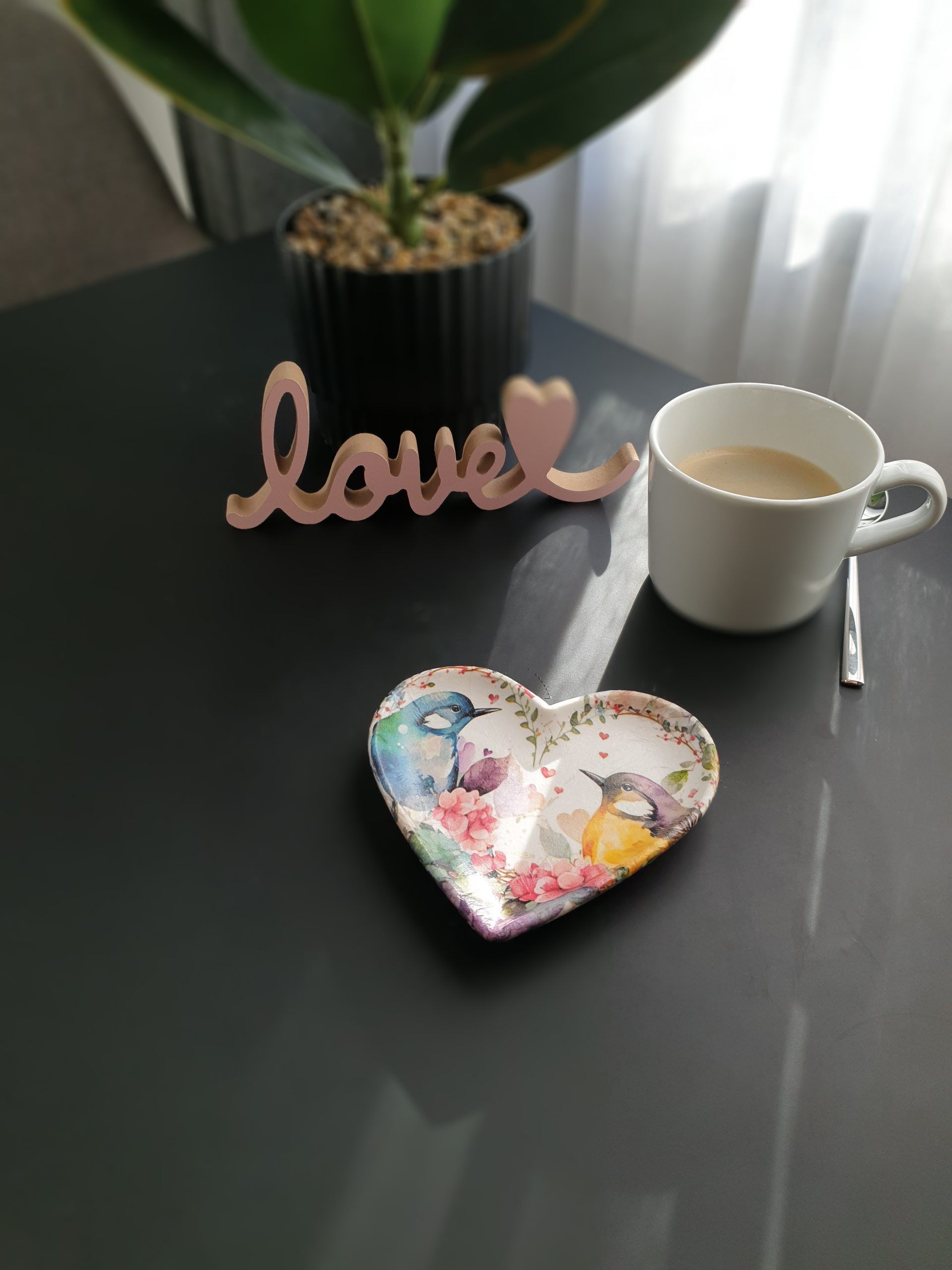 Herzschale "Loving Birds"